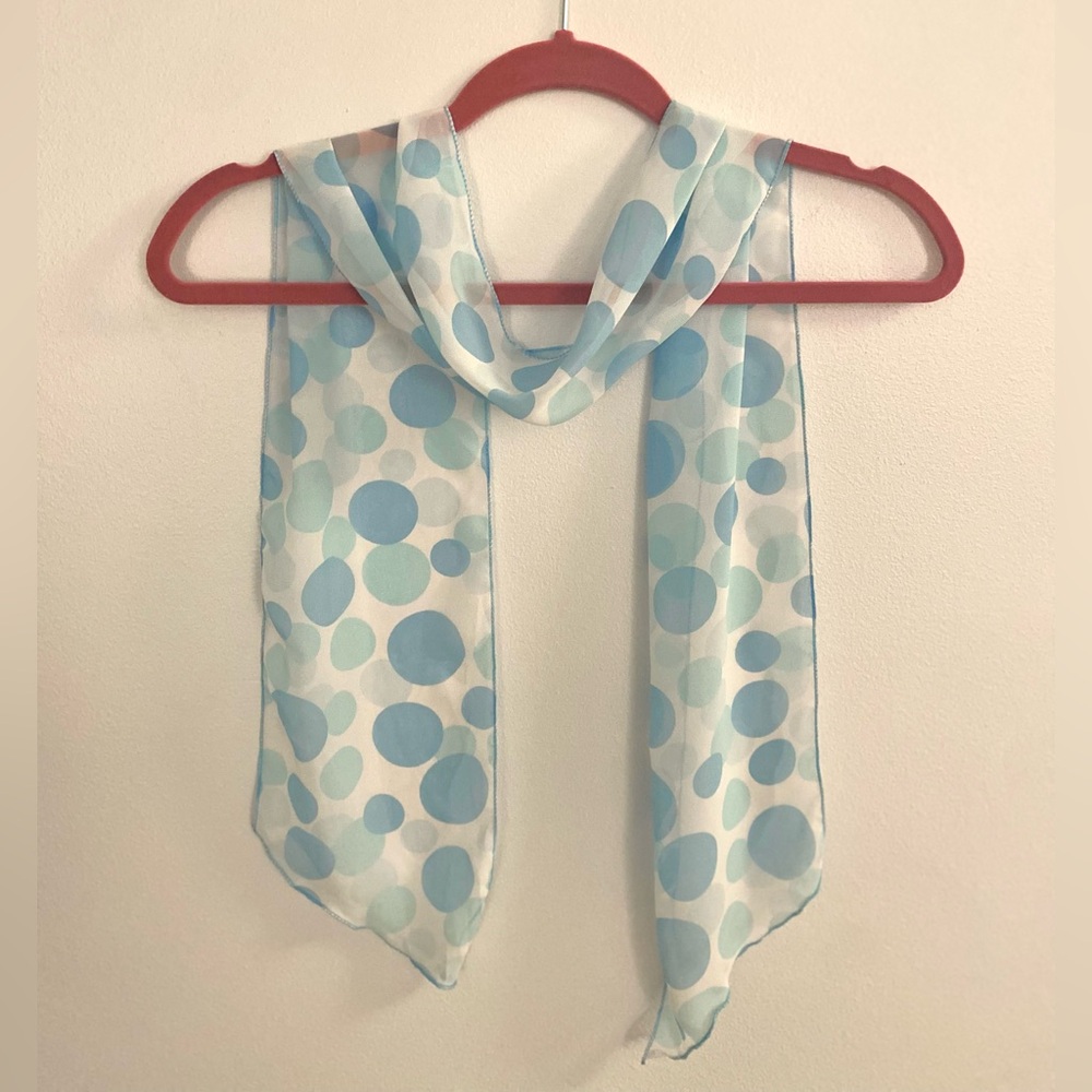 Polka Dot Sheer Scarf